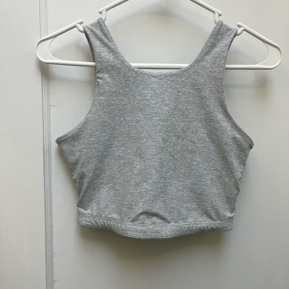 Outdoor Voices Heather Gray Tank Top